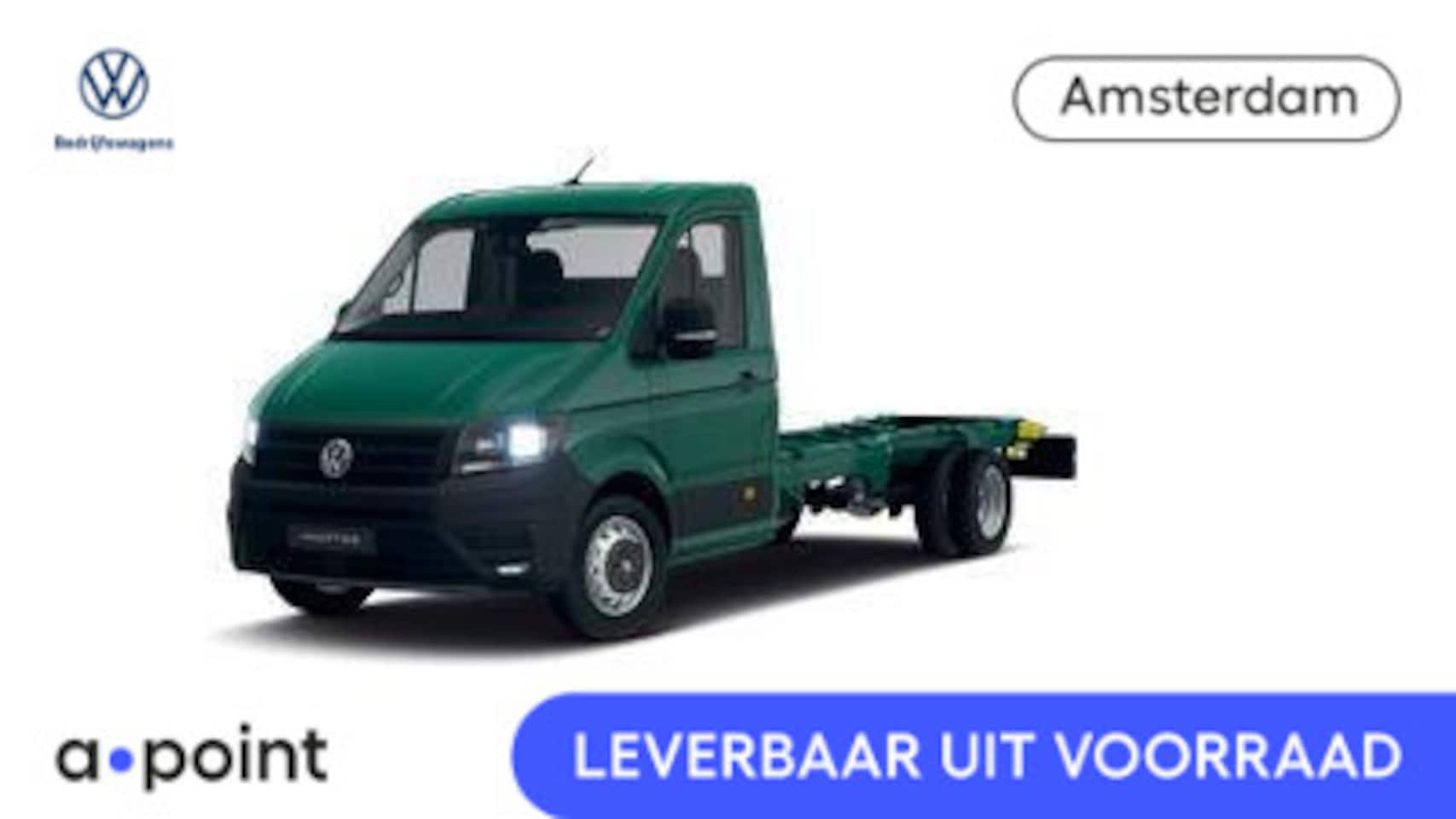 Volkswagen Crafter - Bedrijfswagens Highline EC L5 2.0 TDI Euro VI 164 pk GVW 5,5T VOORRAAD!! LAATSTE CHASsIS O - AutoWereld.nl