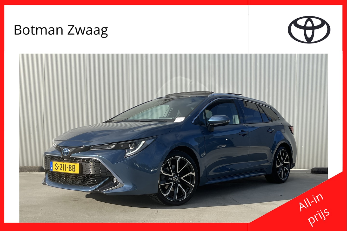 Toyota Corolla Touring Sports - 2.0 Hybrid Executive Automaat | Schuif/Kantel dak | Navigatie | Elektrische klep | BSM | P - AutoWereld.nl