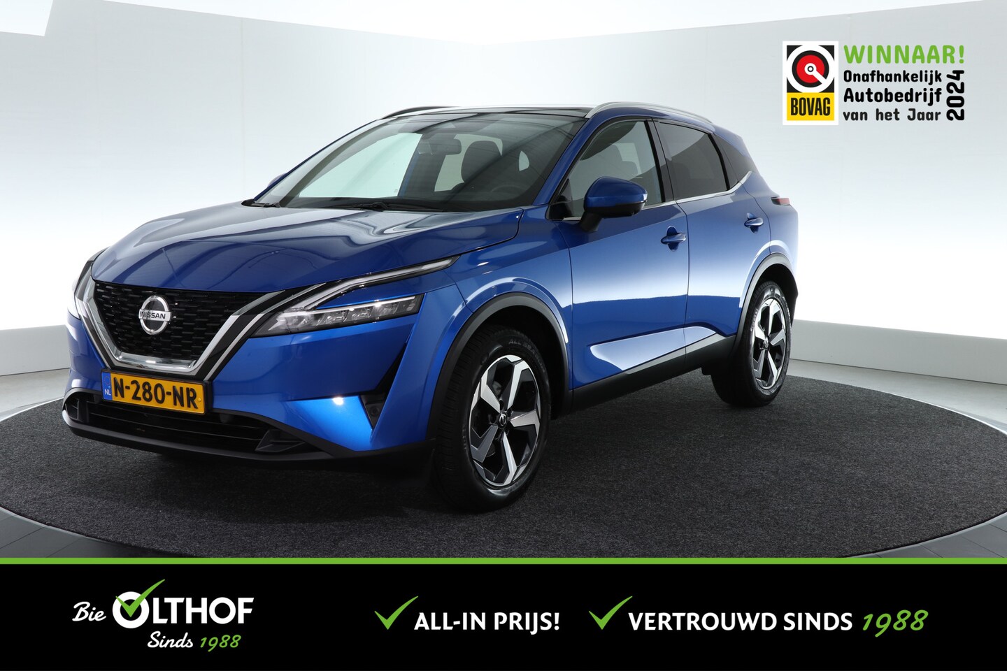 Nissan Qashqai - 1.3 MHEV Premiere Edition / CAMERA / PANO-DAK / TREKHAAK / CARPLAY / NAVI / - AutoWereld.nl