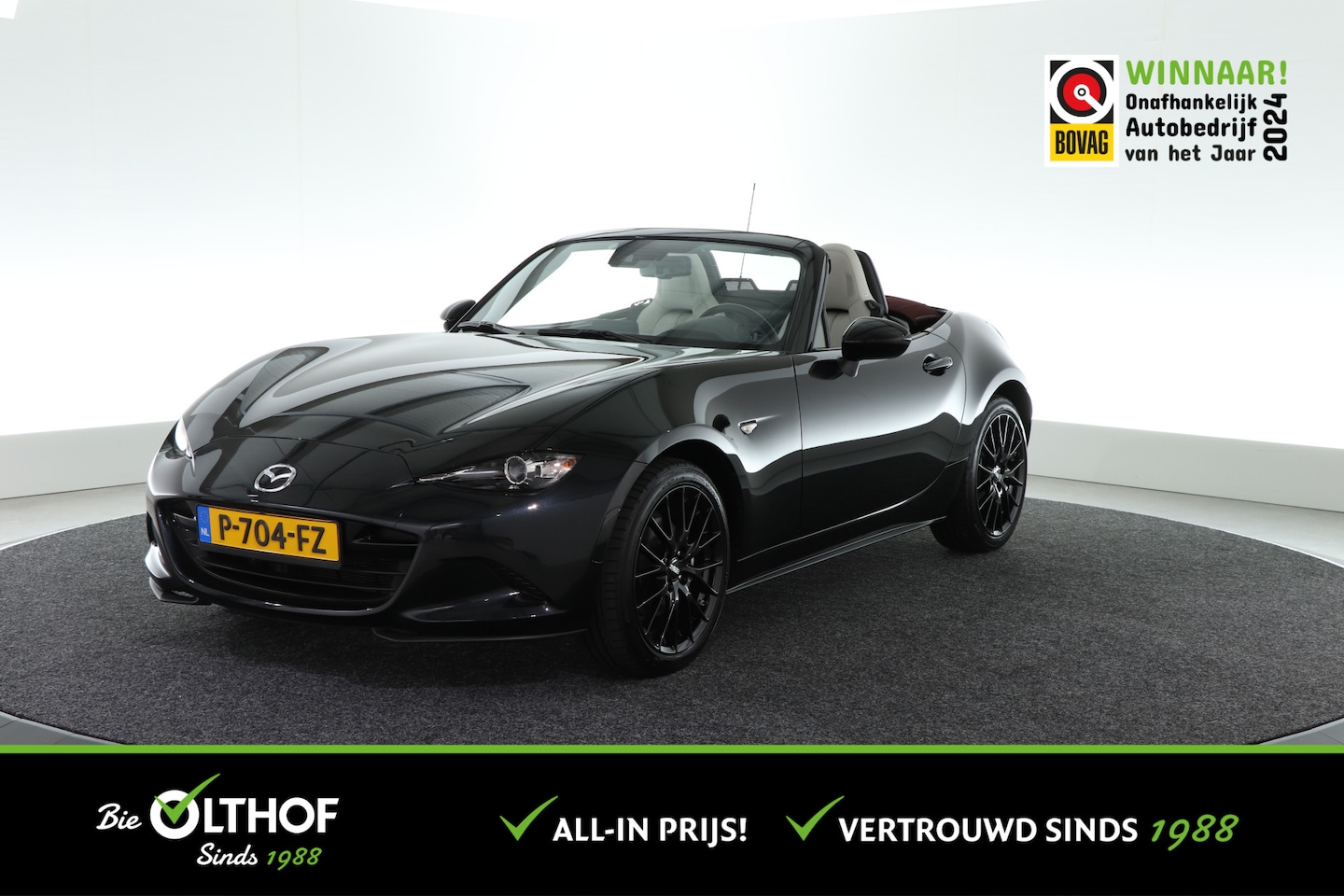 Mazda MX-5 - 2.0 SkyActiv-G 184 Signature / CAMERA / CARPLAY / CRUISE / STOELVERW. / - AutoWereld.nl