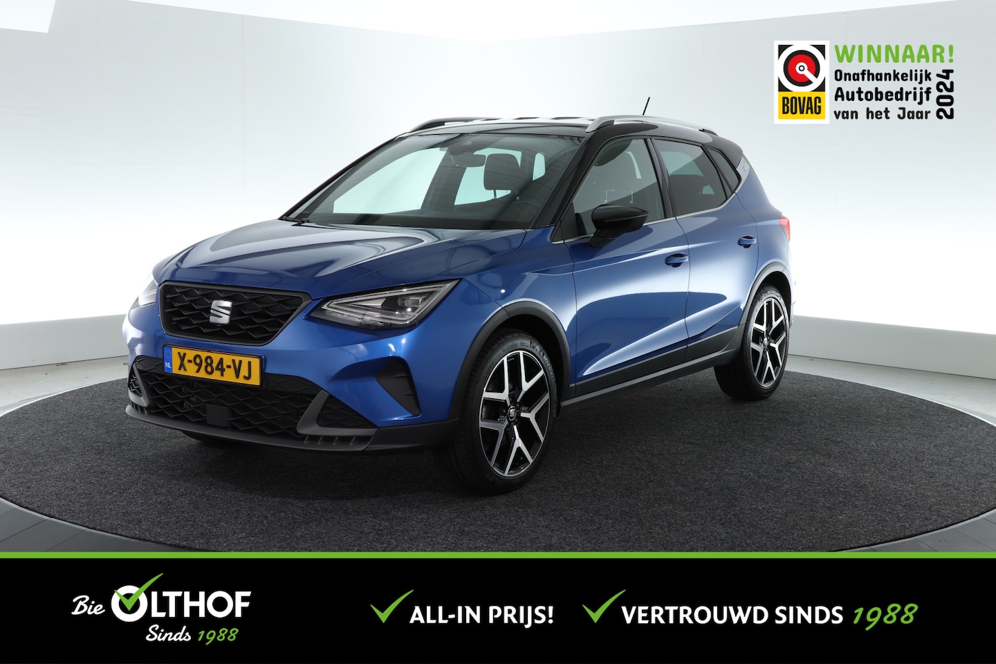 Seat Arona - 1.0 TSI FR Business Intense / AUTOMAAT / CARPLAY / STOELVERW. / - AutoWereld.nl