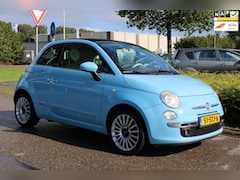 Fiat 500 - 0.9 TwinAir LOUNGE-uitv/CLIMA AIRCO/LM-VELG/PARKEERSENSOREN/MP3+AUX+BLUETOOTH/HALF LEER/O.