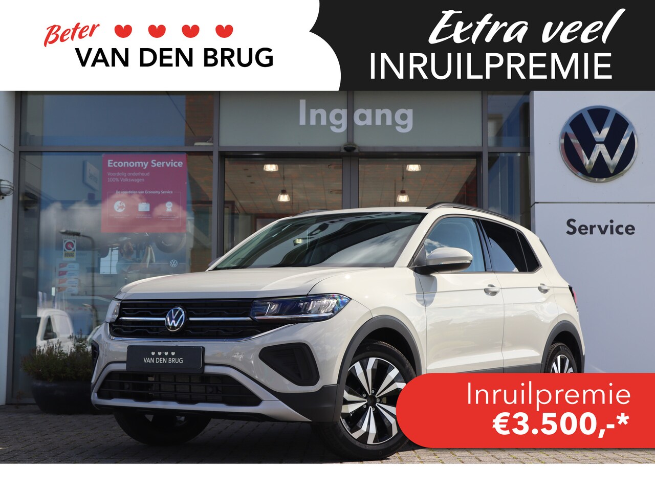 Volkswagen T-Cross - 1.0 TSI 95 pk Life Edition | Comfort pakket | PDC + Camera | Keyless Entry/start | App-Con - AutoWereld.nl