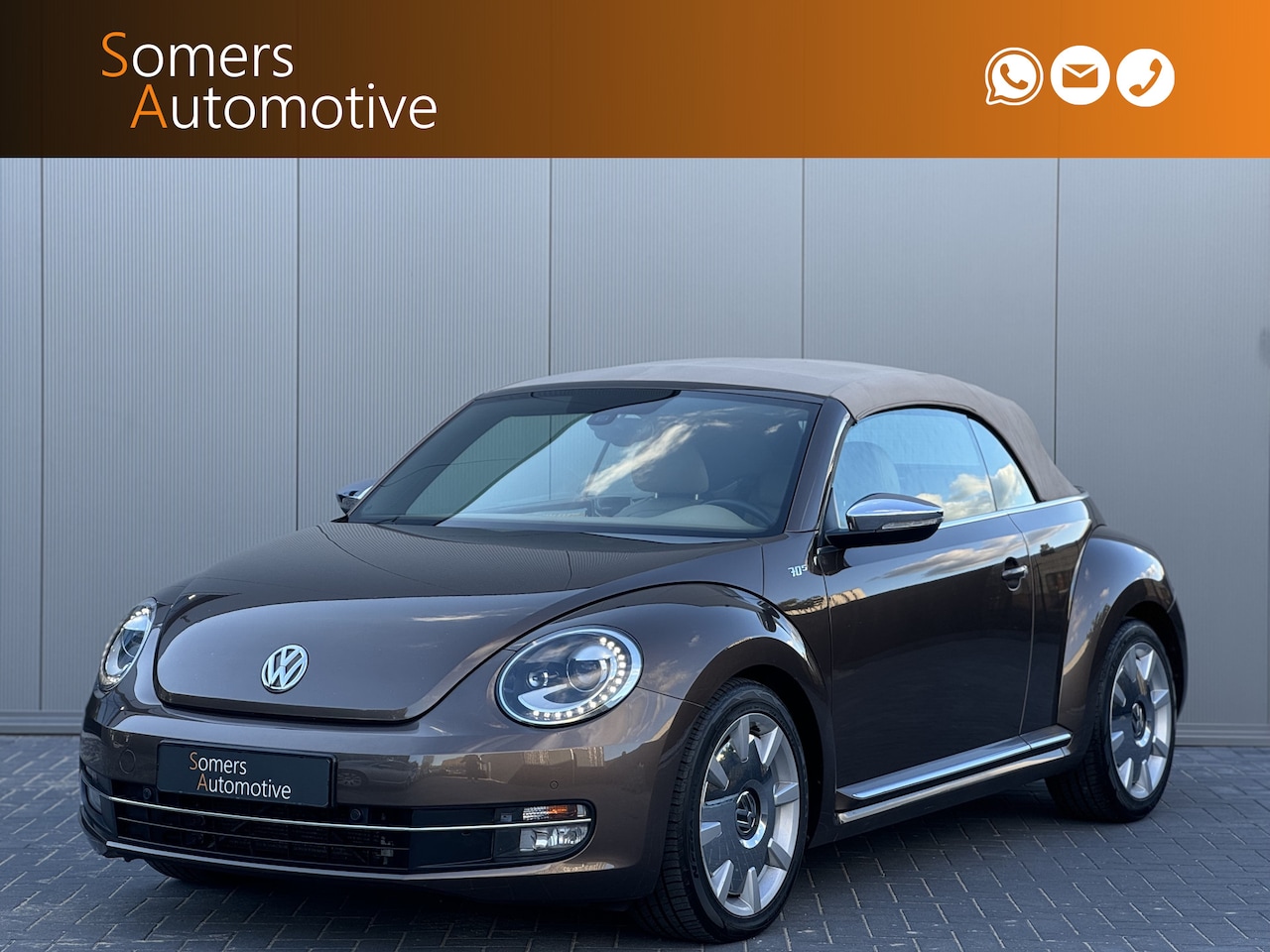 Volkswagen Beetle Cabriolet - 1.4 TSI 160pk DSG 70s Edition | 18" | Xenon LED | Leder | Stoelverwarming - AutoWereld.nl