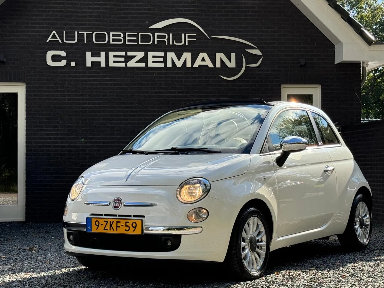 Fiat 500 C - 0.9 TwinAir Turbo Easy Cabriolet Sportvelgen Airco Parelmoer metallic - AutoWereld.nl