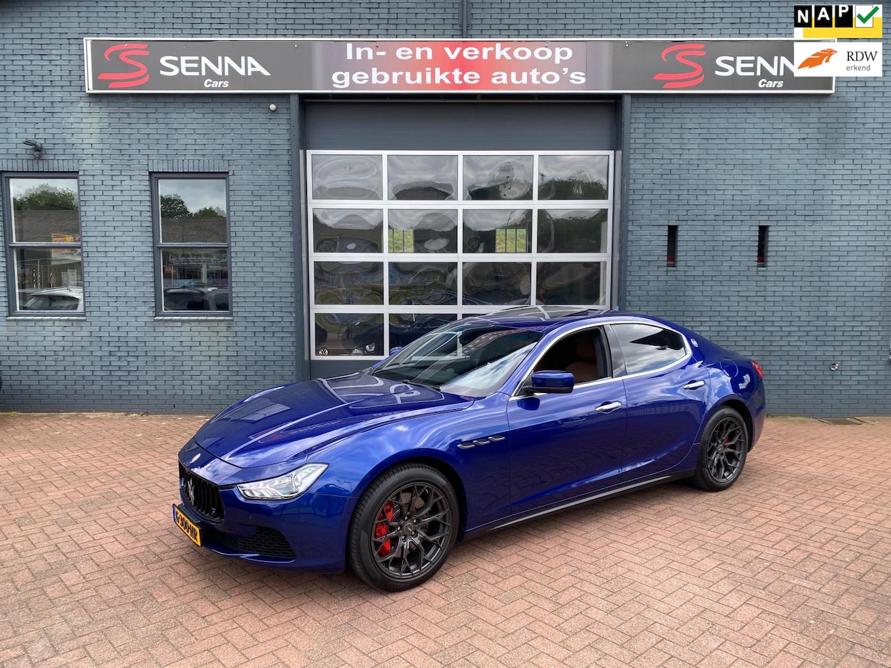 Maserati Ghibli - 3.0 BiTurbo - Carbon - 19 inch - Inr Mog ! - AutoWereld.nl