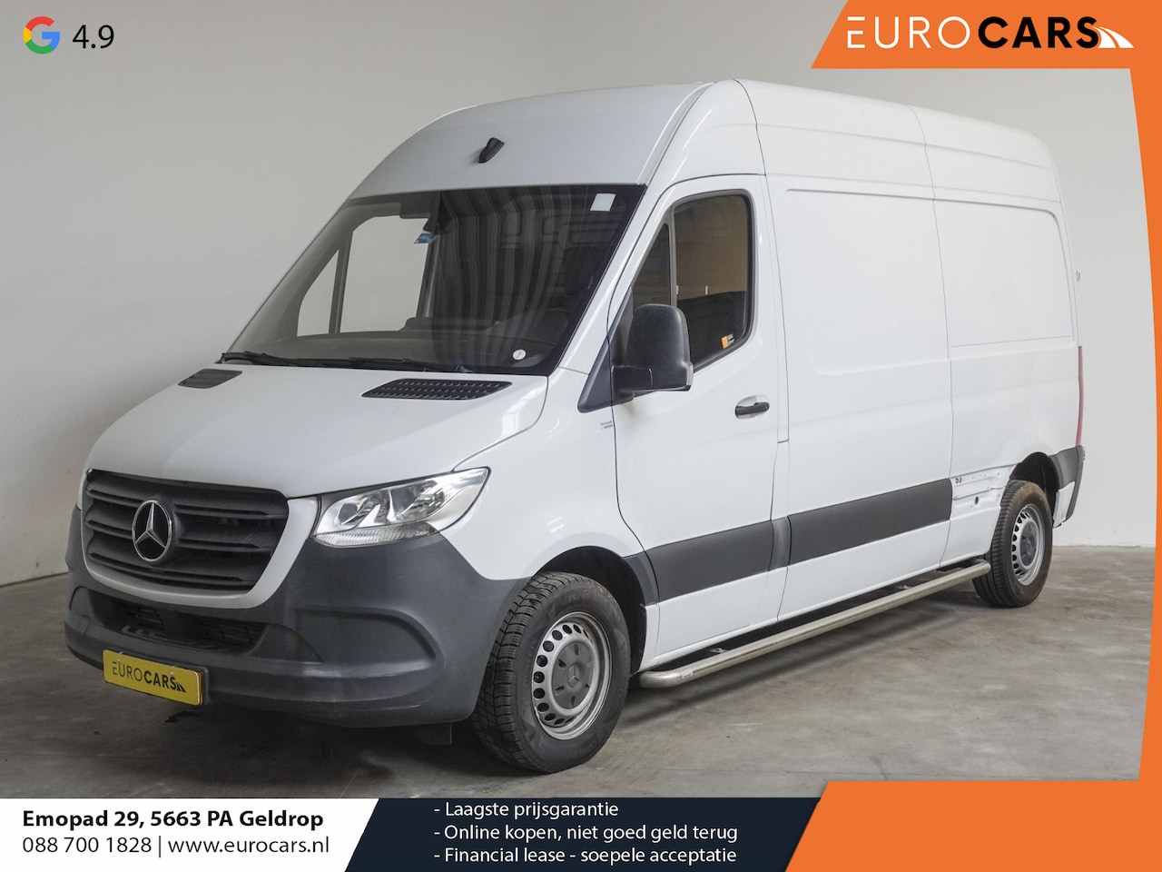 Mercedes-Benz Sprinter - 314 Automaat L2H2 140pk Airco Cruise 3-Zit - AutoWereld.nl