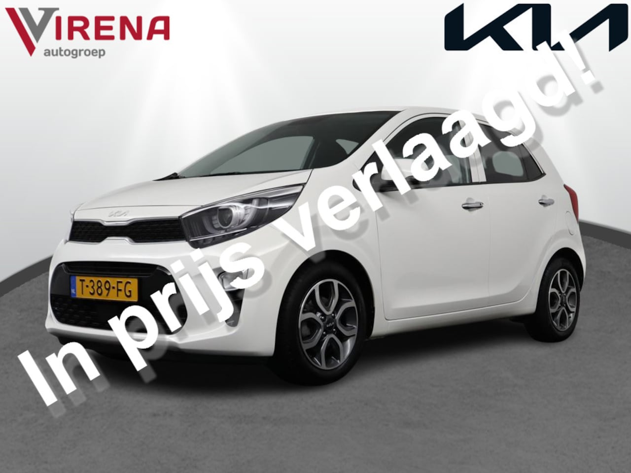 Kia Picanto - 1.0 DPi DynamicPlusLine - Navigatie - Climate Control - Apple Carplay-/Android Auto - Acht - AutoWereld.nl