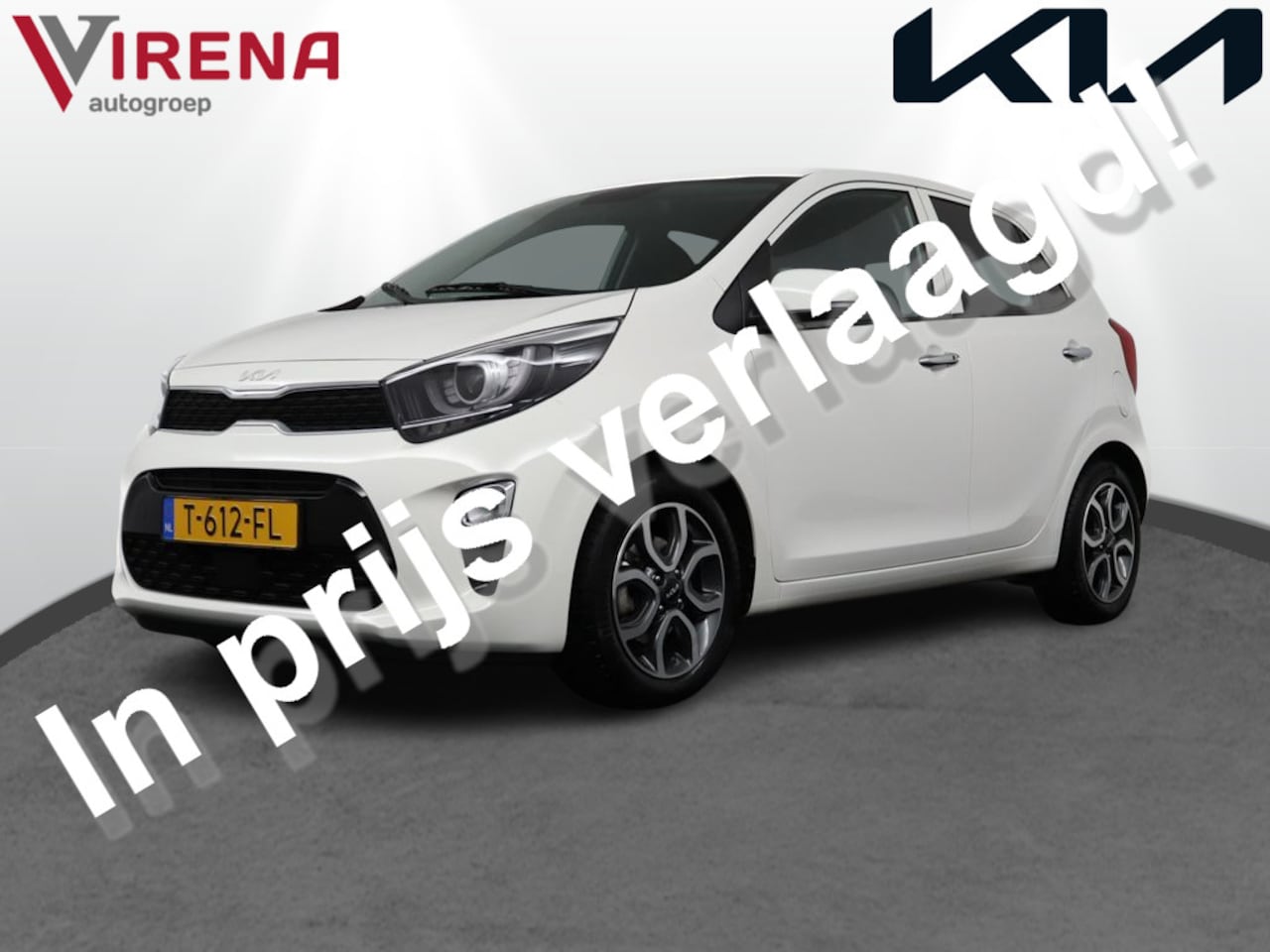 Kia Picanto - 1.0 DPi DynamicPlusLine - Navigatie - Climate Control - Apple Carplay-/Android Auto - Acht - AutoWereld.nl