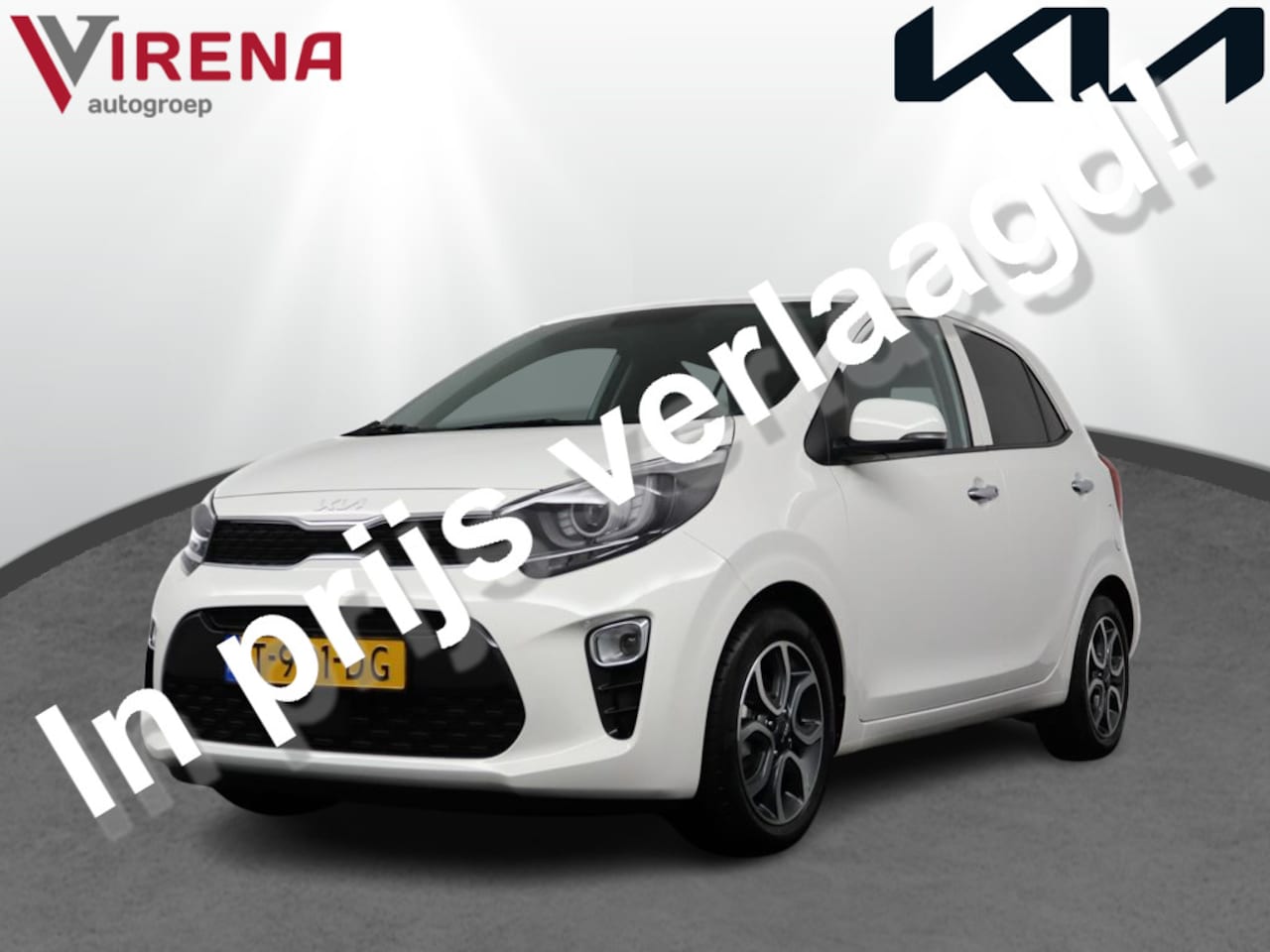 Kia Picanto - 1.0 DPi DynamicPlusLine - Navigatie - Climate Control - Apple Carplay-/Android Auto - Acht - AutoWereld.nl