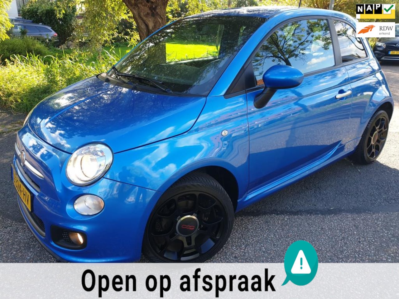 Fiat 500 - 1.2 500S/Airco/Leder/Dig. Dashboard/LM velgen - AutoWereld.nl