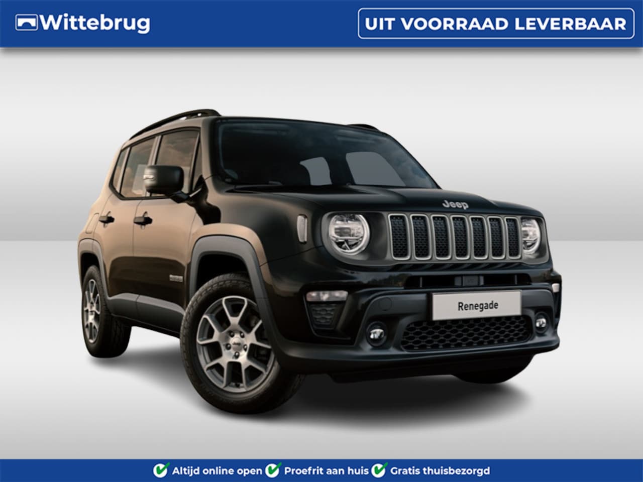 Jeep Renegade - 4xe 190 Plug-in Hybrid Electric Altitude COMFORT PACK - TECH PACK - VOORRAAD - AutoWereld.nl