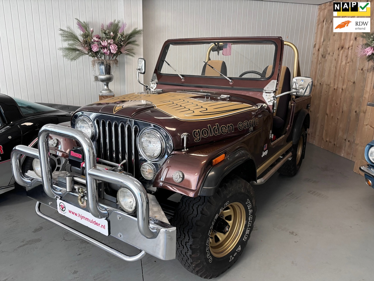 Jeep 4x4 CJ - 4.2 CJ-7 4.2 CJ-7, GOLDEN EAGLE, 4X4, SOFTTOP, BIKINITOP, BELASTINGVRIJ, ETC.... - AutoWereld.nl