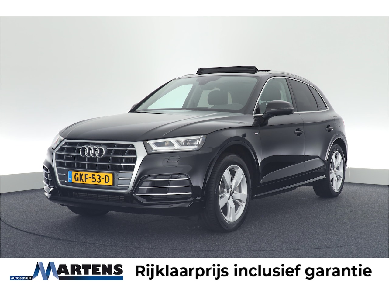 Audi Q5 - 50 TFSI e 299pk quattro S-Line Sport Luchtvering Stoelverwarming Matrix Led Panoramadak Vi - AutoWereld.nl