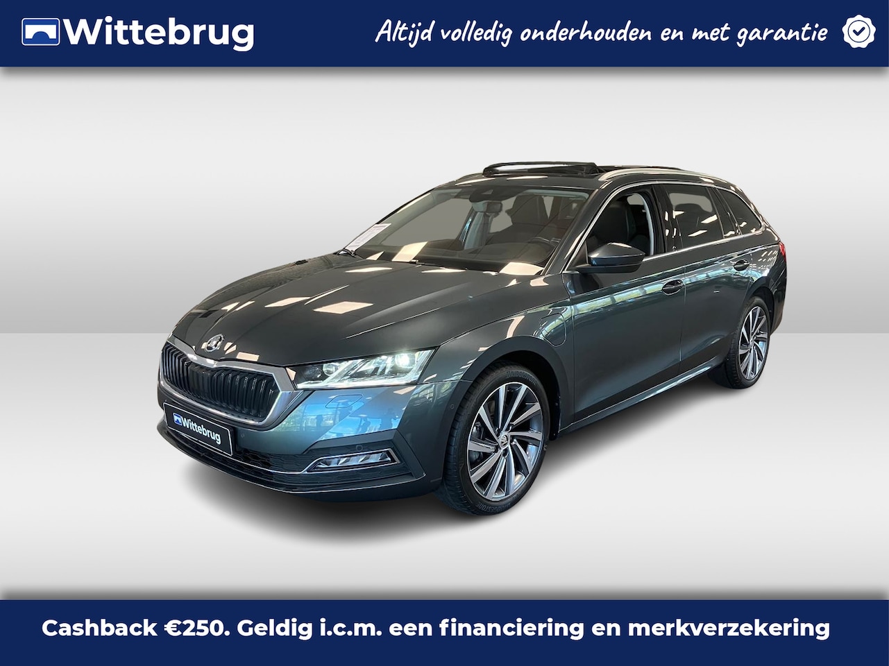 Skoda Octavia Combi - 1.4 TSI iV 204pk DSG PHEV Style / Panoramadak / LED / 18" LMV / Memory Seats / Stuur & Sto - AutoWereld.nl