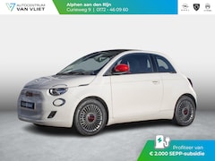 Fiat 500e - RED Cabrio 42 kWh | Uit voorraad leverbaar | CarPlay | PDC |