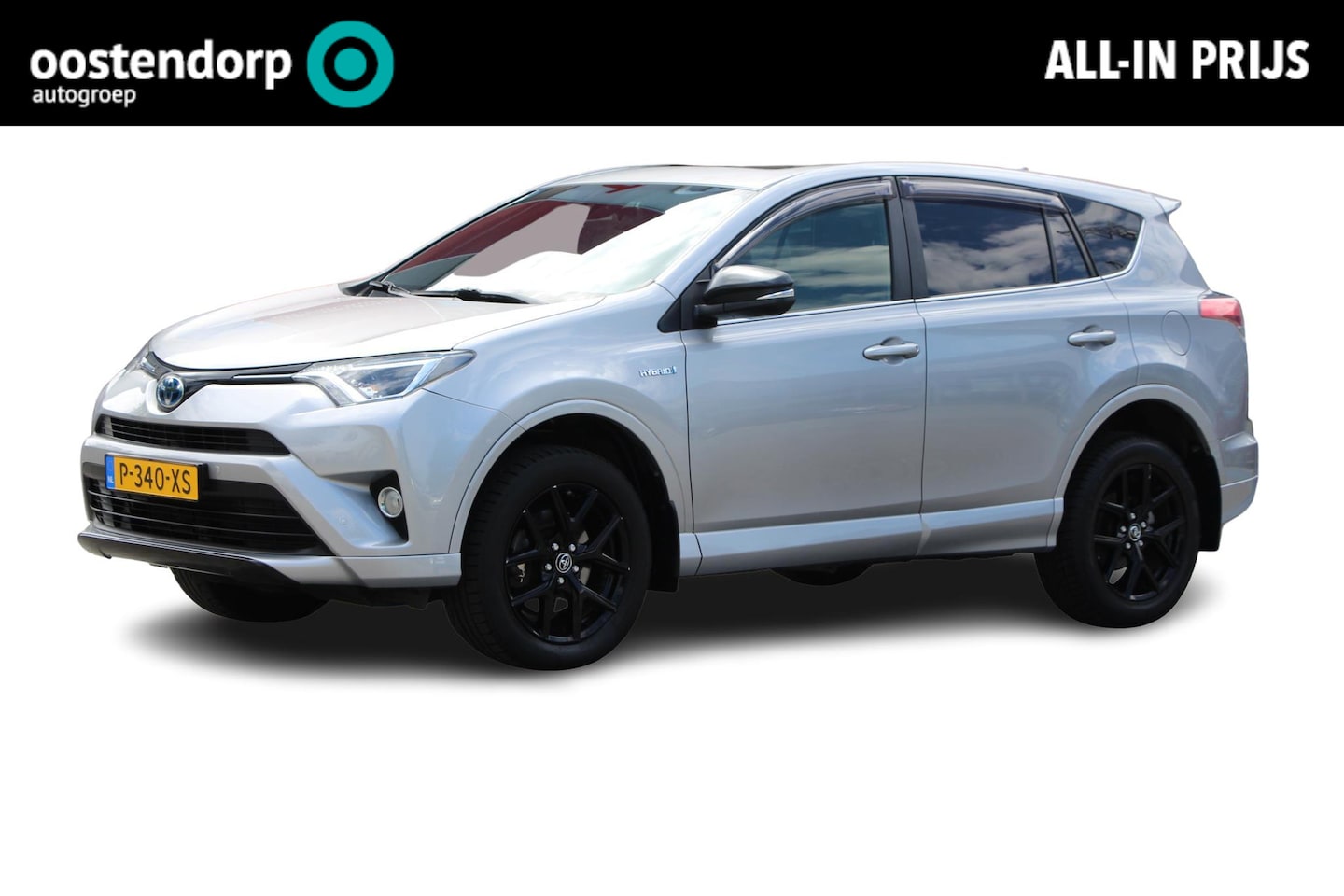 Toyota RAV4 - 2.5 Hybrid Black Edition **SCHUIFDAK/ NAVIGATIE/ ADAPTIVE CRUISE CONTROL** - AutoWereld.nl