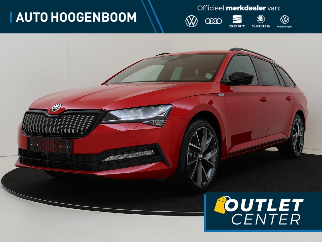 Skoda Superb Combi - 1.4 TSI iV DSG 218pk Sportline Business | Sportstoelen voor | Adaptive cruisecontrol | Ach - AutoWereld.nl