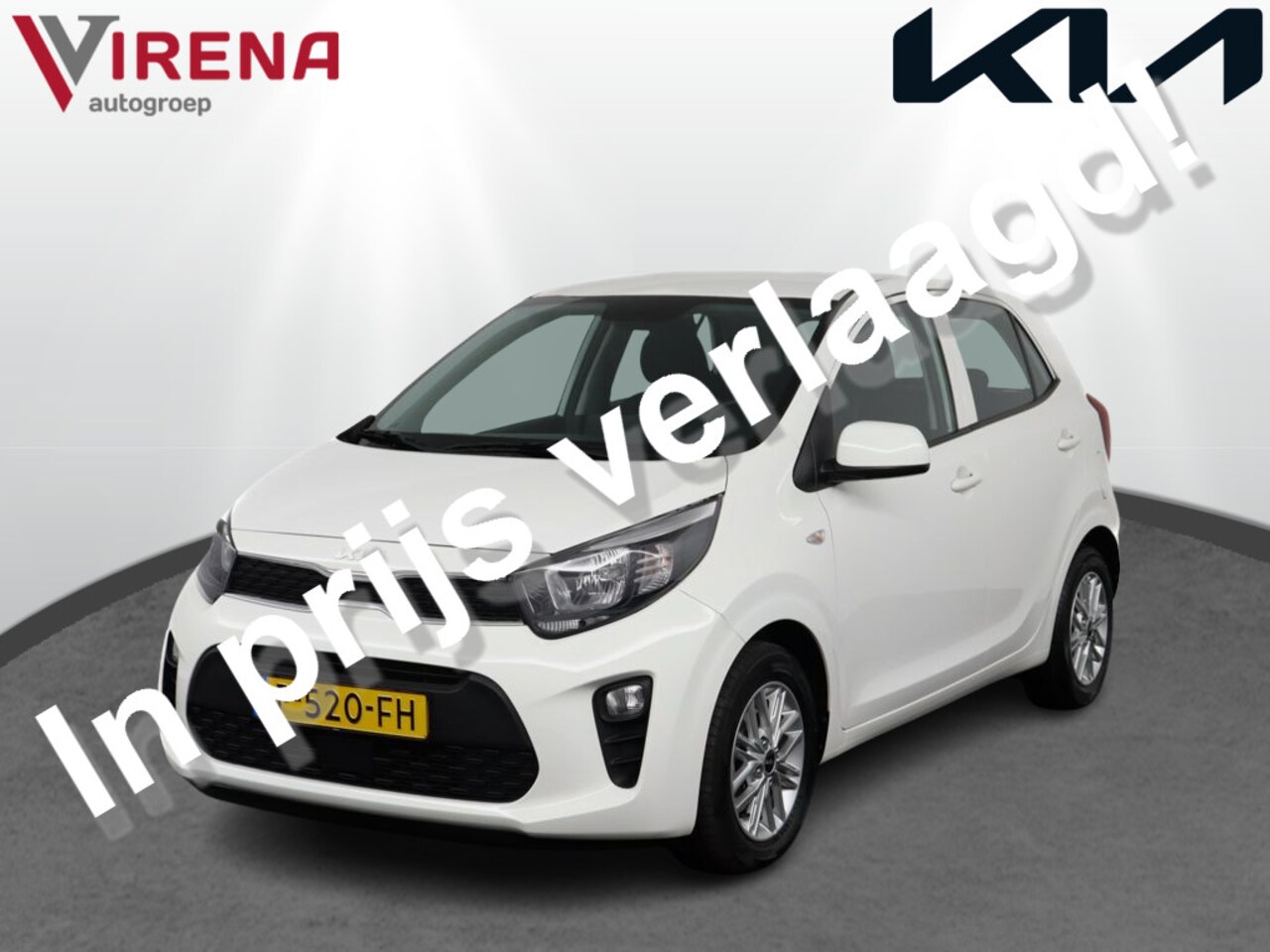 Kia Picanto - 1.0 DPi DynamicLine - Airco - Cruise control - Camera - Navigatie - Fabrieksgarantie tot 0 - AutoWereld.nl