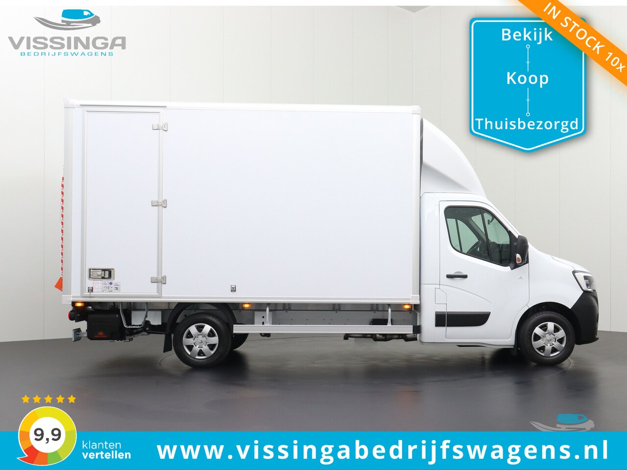 Renault Master - 165 pk Bakwagen (20.5m3) 1000 kg Laadklep! - AutoWereld.nl