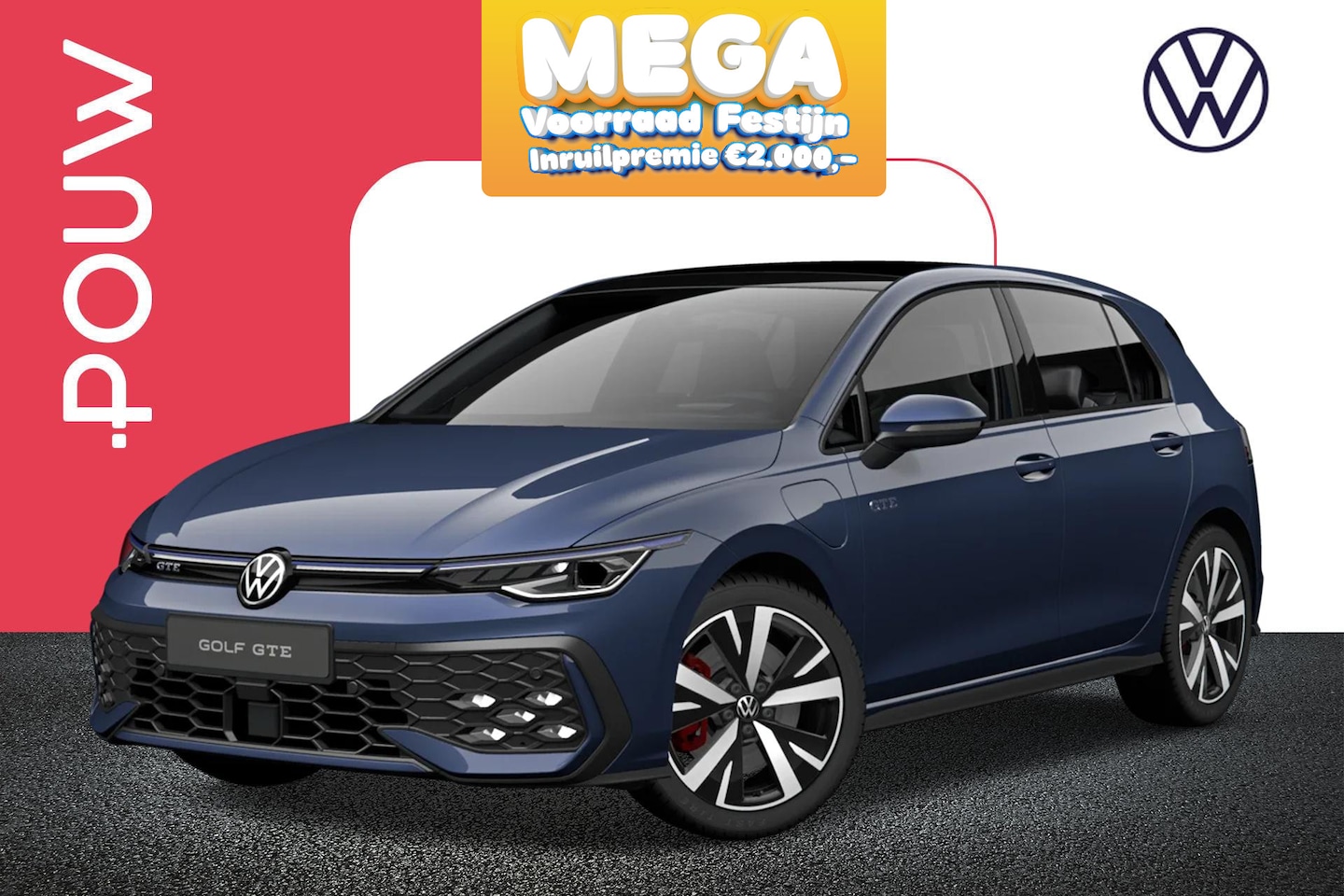 Volkswagen Golf - 1.5 eHybrid 272pk DSG GTE | Trekhaak Uitklapbaar | Panoramadak | LMV 18" - AutoWereld.nl