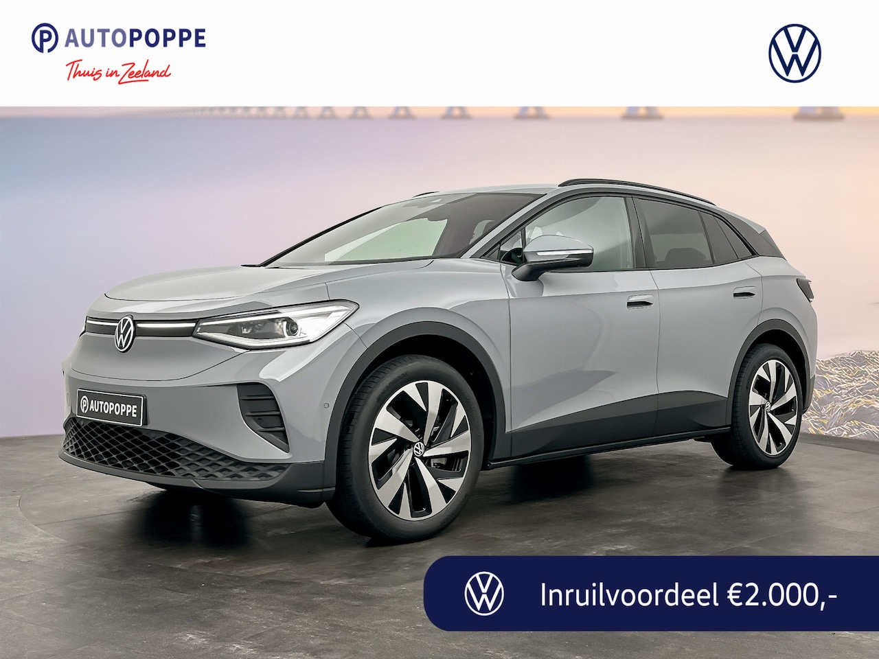 Volkswagen ID.4 - 77kWh 286 1AT Pro Oranje Edition | 'App-Connect' draadloze smartphone integratie | Achterb - AutoWereld.nl