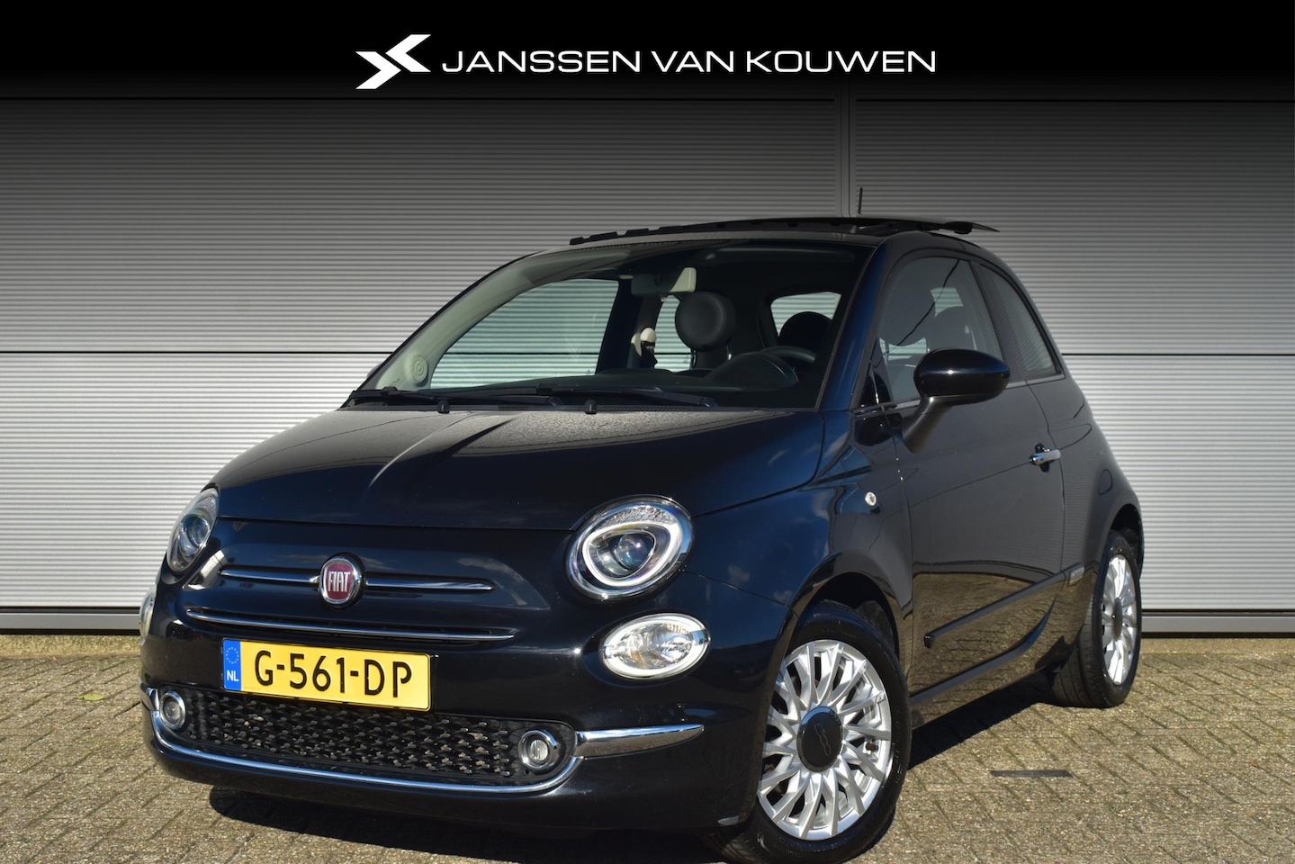 Fiat 500 - 0.9 TwinAir Turbo Lounge Navigatie Airco Panoramadak - AutoWereld.nl