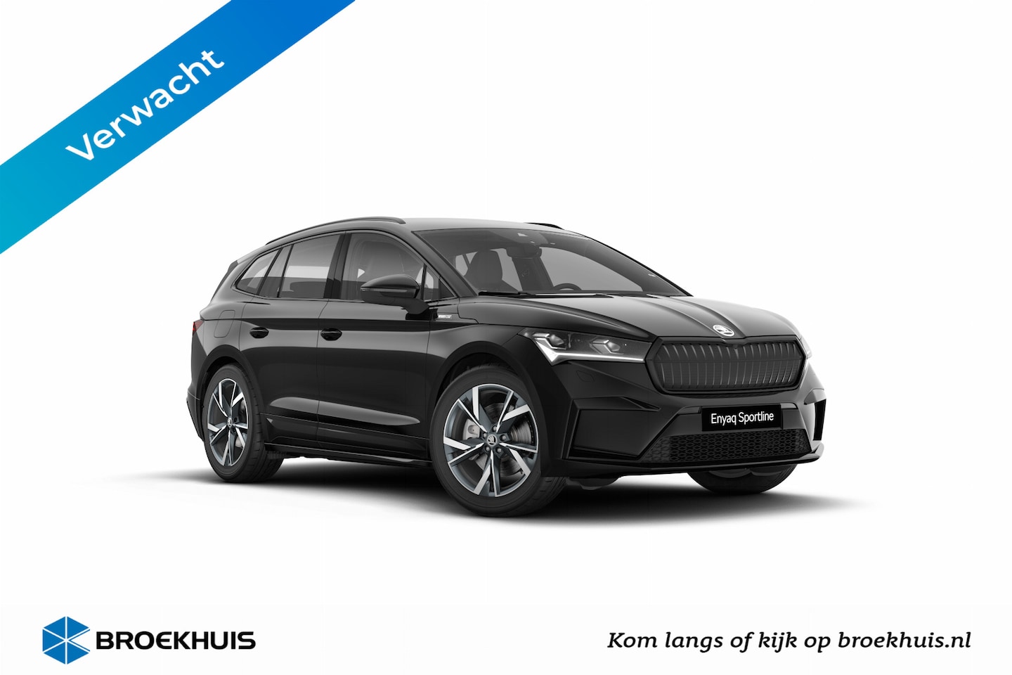 Skoda Enyaq iV - 85 Elektromotor 286 1AT Sportline Automaat | Elektrisch inklapbare trekhaak | 20" lichtmet - AutoWereld.nl