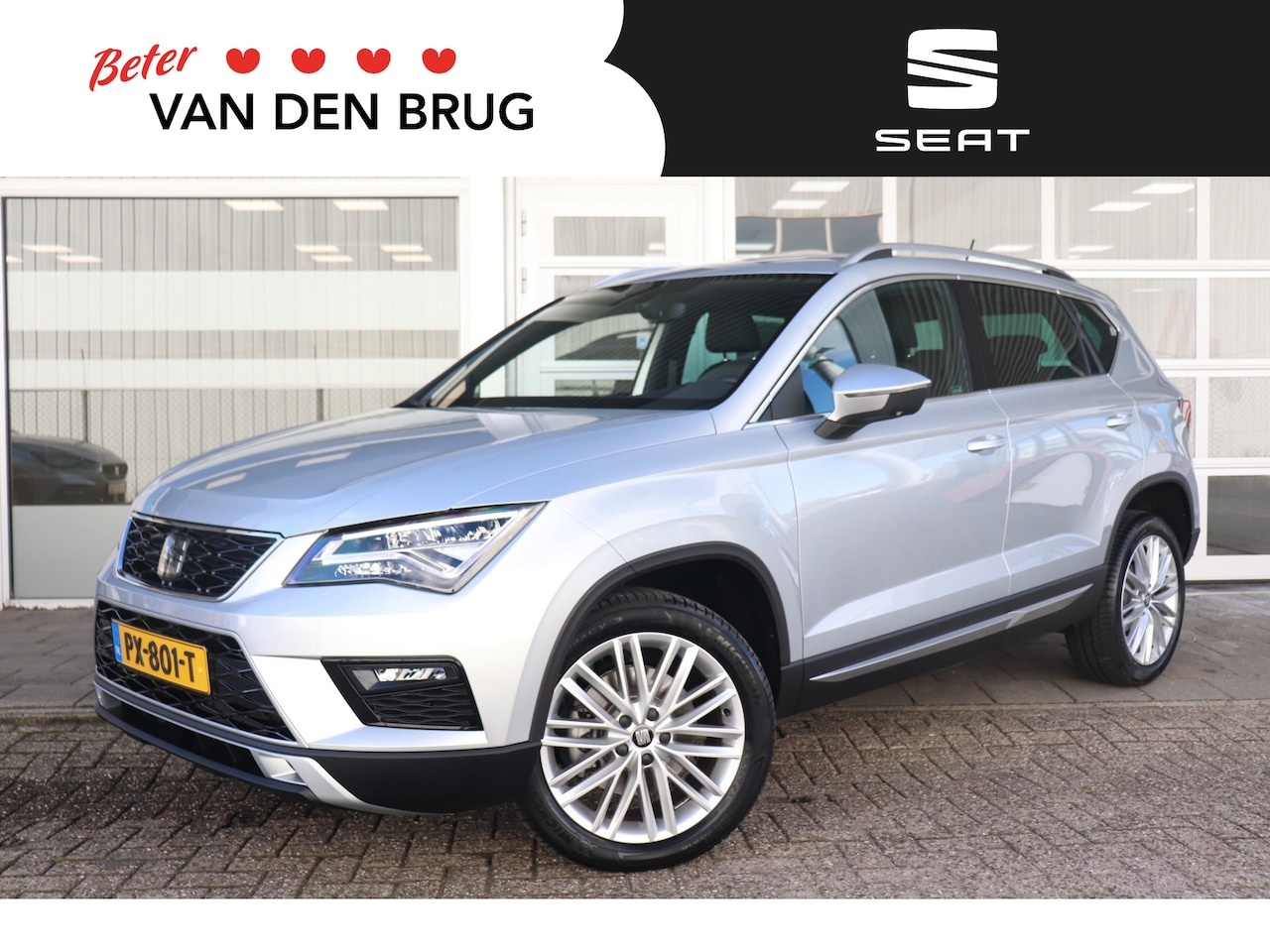 Seat Ateca - 1.4 EcoTSI 150pk AUTOMAAT Xcellence | 1e eigenaar! | Trekhaak | SEAT Sound | Achteruitrijc - AutoWereld.nl