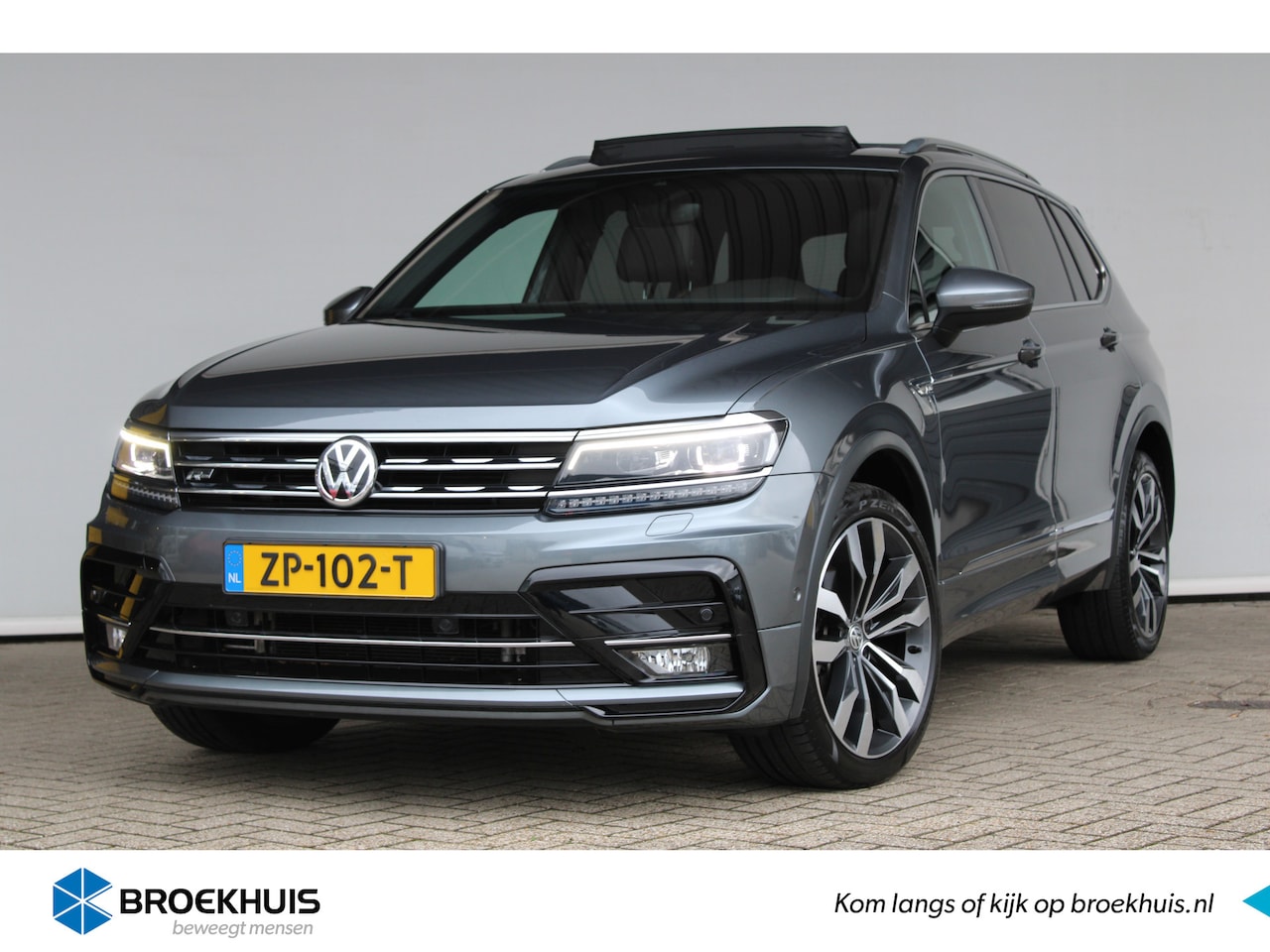 Volkswagen Tiguan Allspace - 1.5 TSI Highline Business R VIRTUAL/PANO/LEDER/20INCH/KEYLESS/CAMERA/ BOMVOL OPTIES !! - AutoWereld.nl