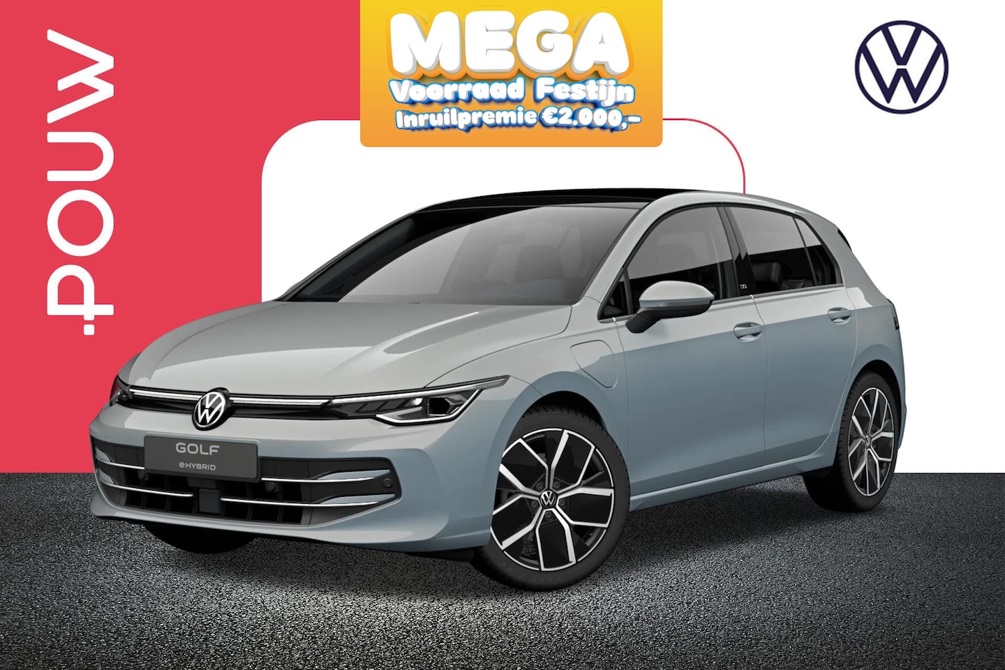 Volkswagen Golf - 1.5 eHybrid 204pk 50 Edition | LMV 18" | Panoramadak | Trekhaak Uitklapbaar - AutoWereld.nl