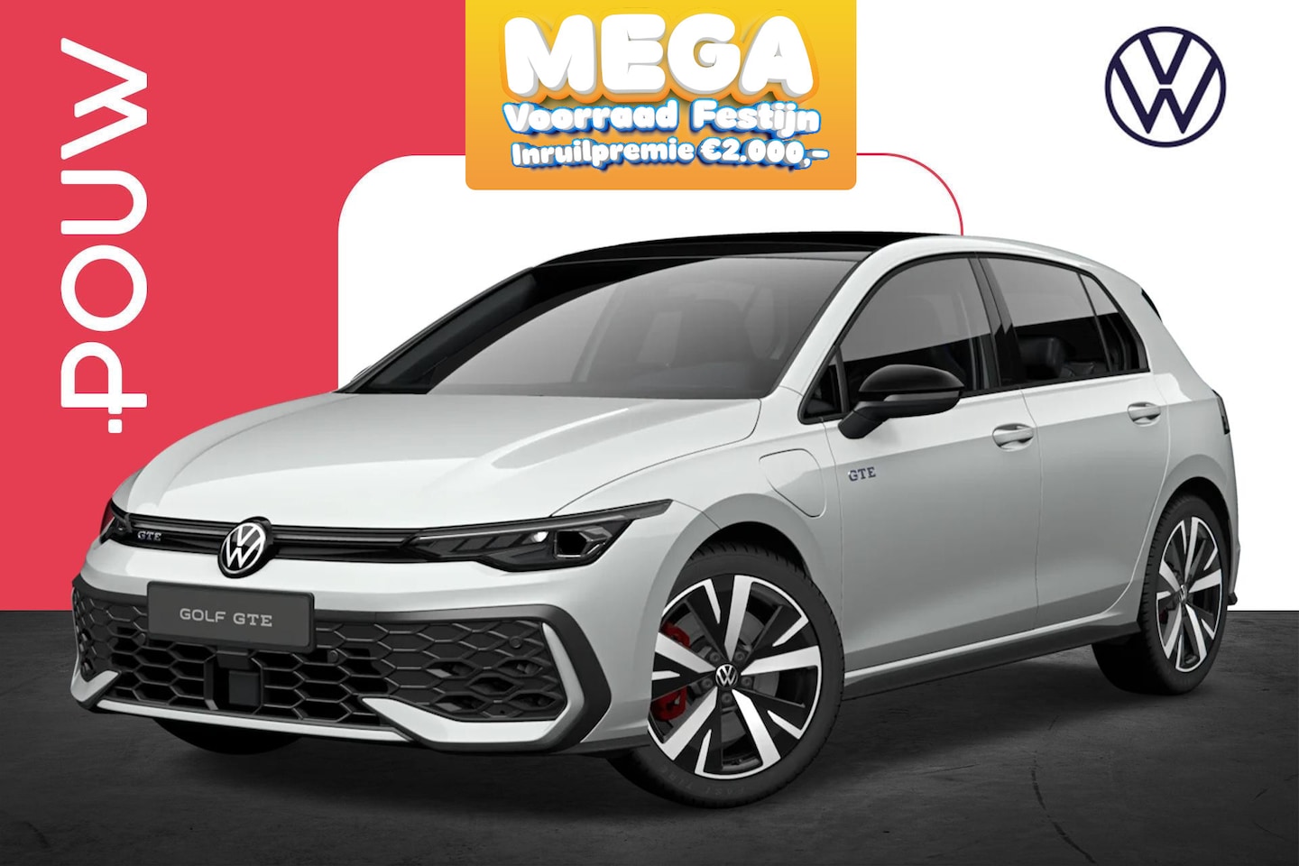 Volkswagen Golf - 1.5 eHybrid 272pk GTE | Panoramdak | Trekhaak Wegklapbaar - AutoWereld.nl