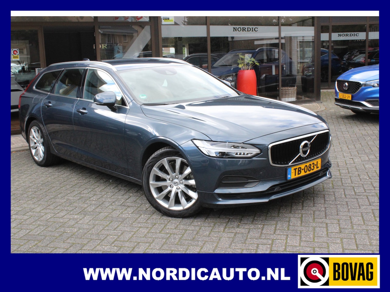 Volvo V90 - 2.0 T5 90TH ANNIVERSARY/ LEDER- NAV- ADD CRUISE- CAMERA NEDERLANDSE AUTO MET NAP - AutoWereld.nl