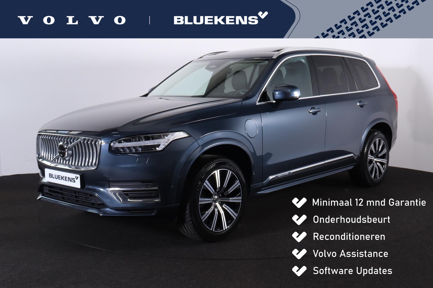 Volvo XC90 - T8 Recharge AWD Ultimate Bright - LONG RANGE - Panorama/schuifdak - IntelliSafe Assist & S - AutoWereld.nl