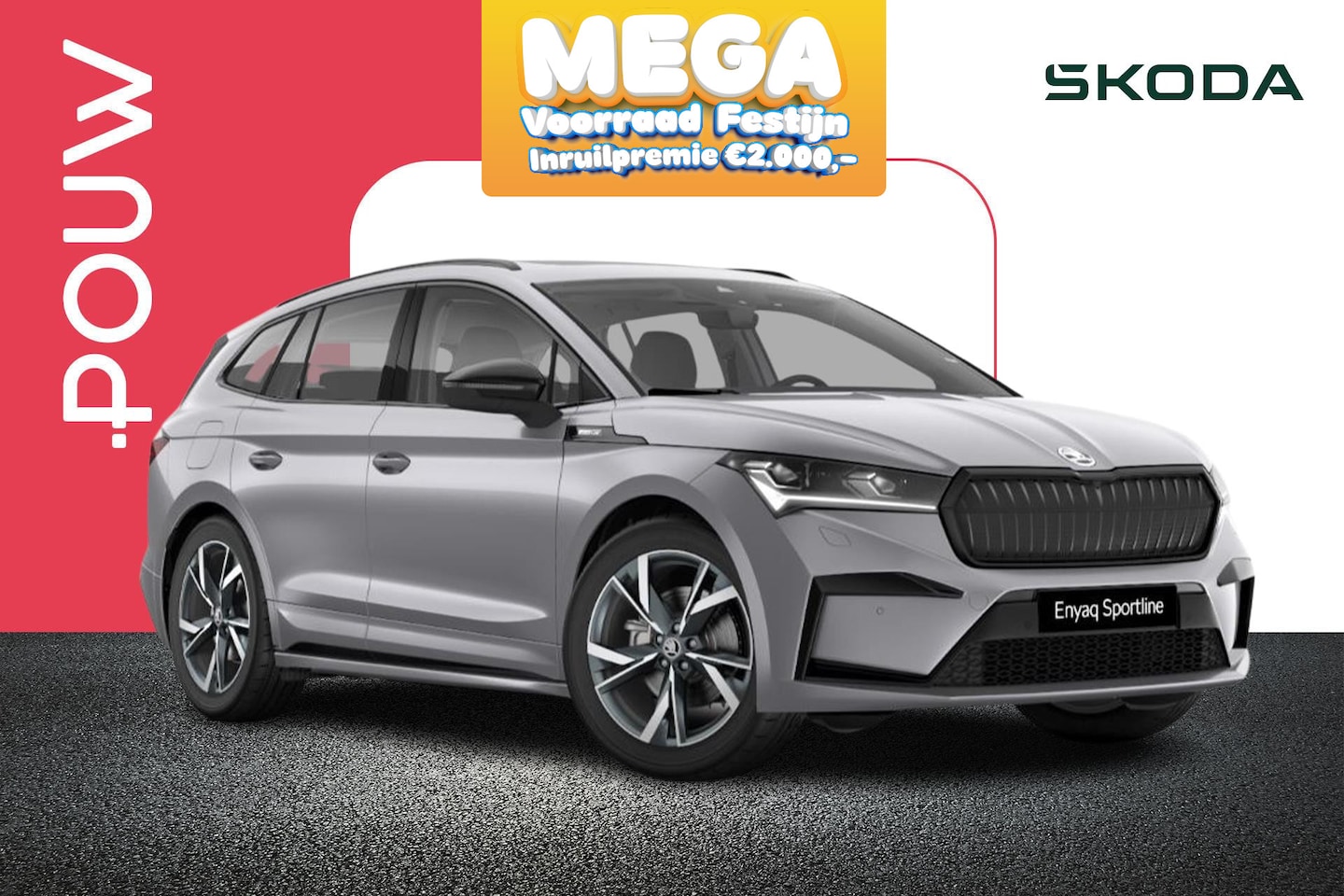 Skoda Enyaq iV - 85 Sportline 286pk | Trekhaak | Panoramadak - AutoWereld.nl