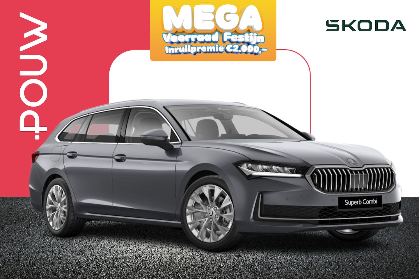 Skoda Superb Combi - 1.5 TSI 150pk Business Edition | NIEUW MODEL | Panoramadak - AutoWereld.nl