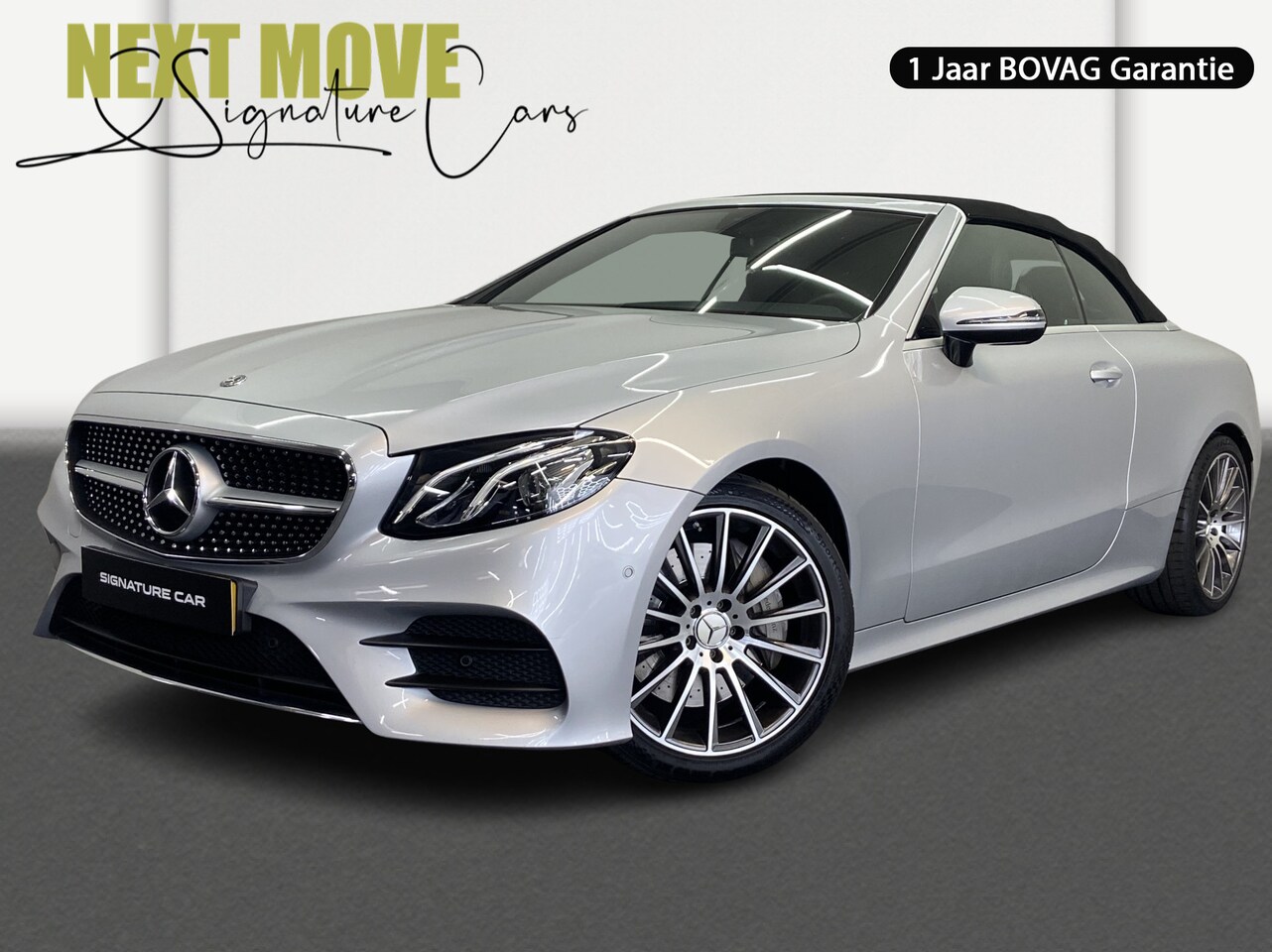 Mercedes-Benz E-klasse Cabrio - 350 Premium Plus✅AMG-Line✅Sfeerverlichting✅Trekhaak✅Stoelverwarming✅Virtual Cockpit✅Nekver - AutoWereld.nl