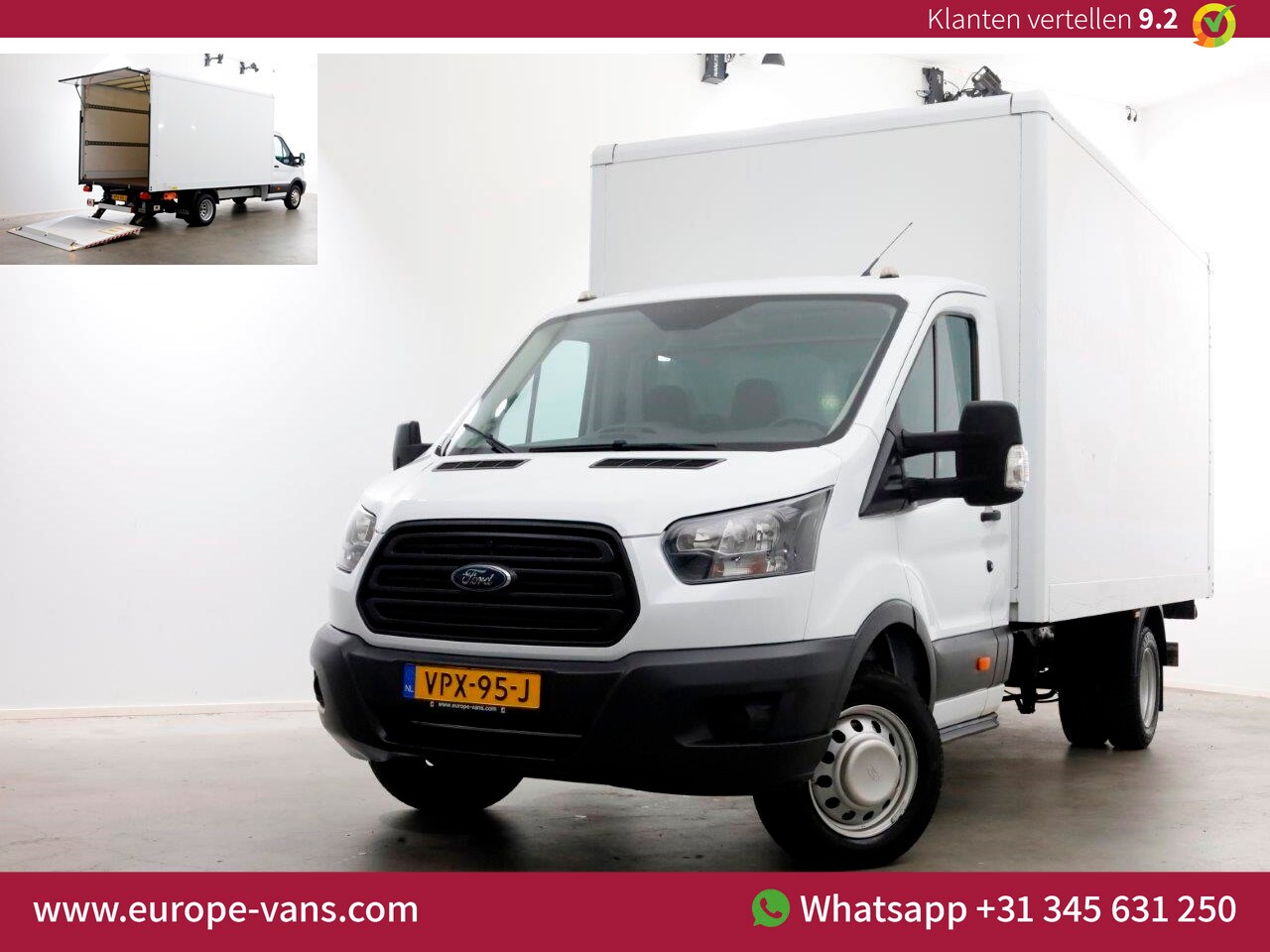 Ford Transit - 350 2.0 TDCI 130pk E6 Bakwagen met laadklep 10-2018 - AutoWereld.nl