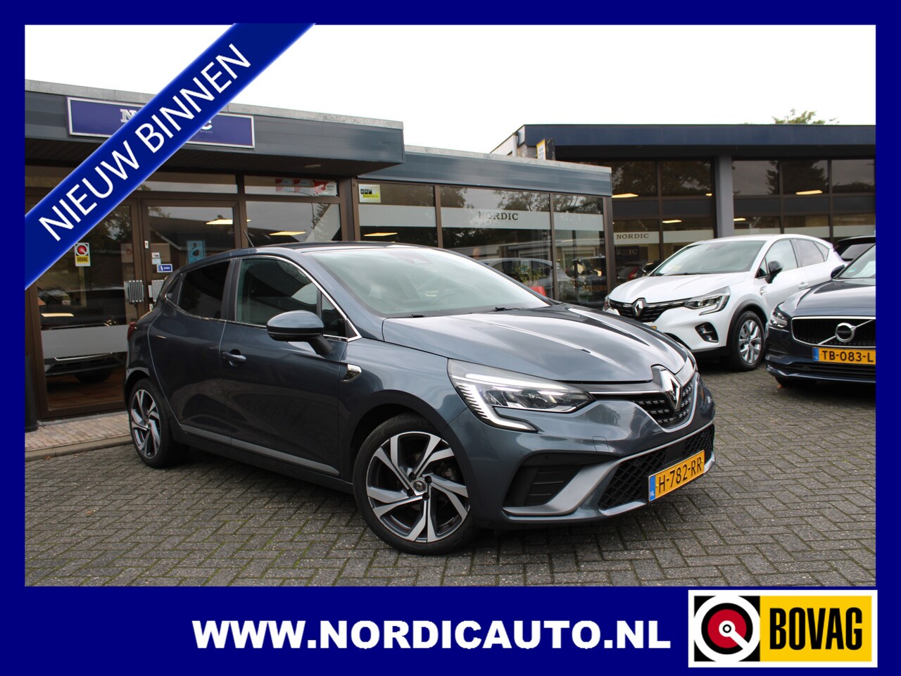 Renault Clio - 1.0 TCE R.S. LINE 101 PK / SPORT STOELEN- NAVIGATIE A RIJ CAMERA- LANE DEPARTURE - AutoWereld.nl