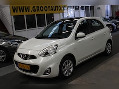 Nissan Micra - 1.2 DIG-S Tekna Panoramadak, Airco, Cruise control, Navi