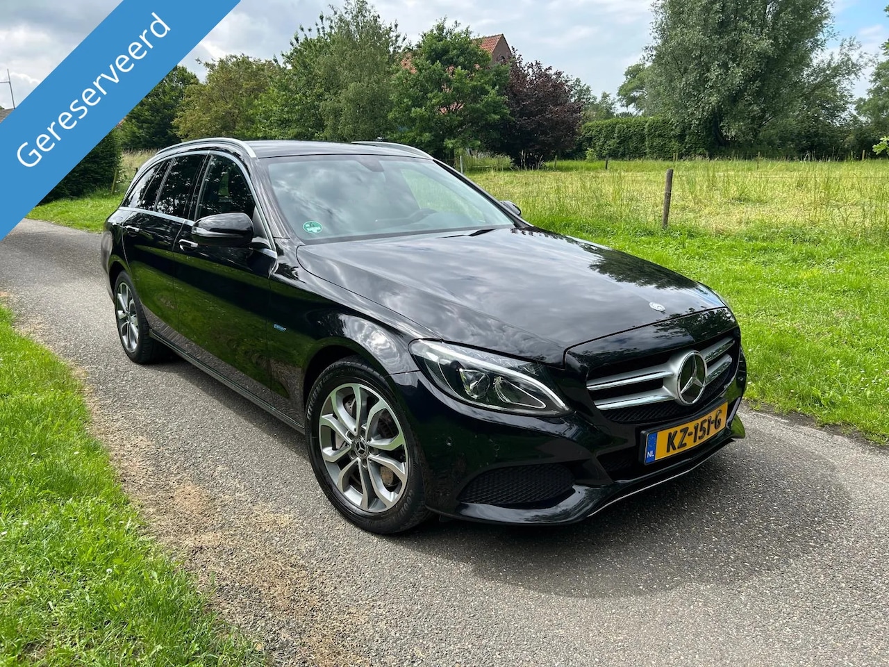 Mercedes-Benz C-klasse Estate - 350 e Lease Edition NAVI ZWART - AutoWereld.nl