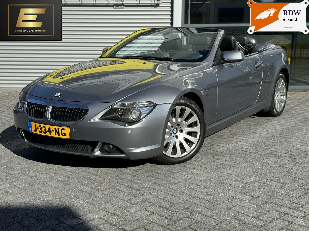 BMW 6-serie Cabrio - 645Ci S | V8 | Klepseals gereviseerd - AutoWereld.nl