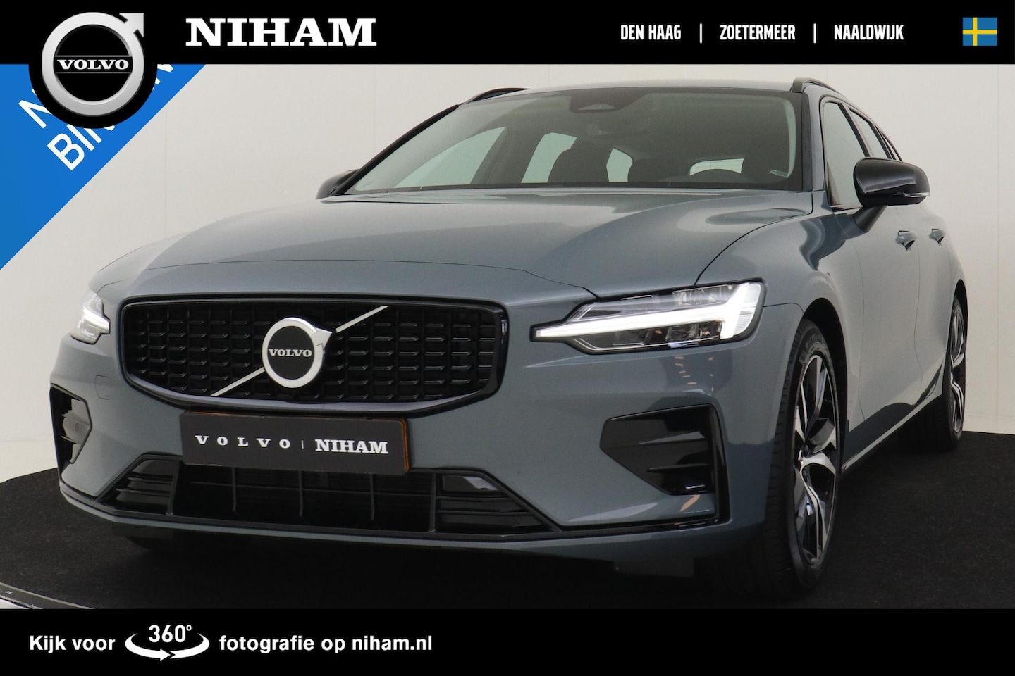 Volvo V60 - B4 (M-HYBRID) PLUS DARK -CAMERA|ADAP.CRUISE|POWER-SEATS|TREKHAAK - AutoWereld.nl