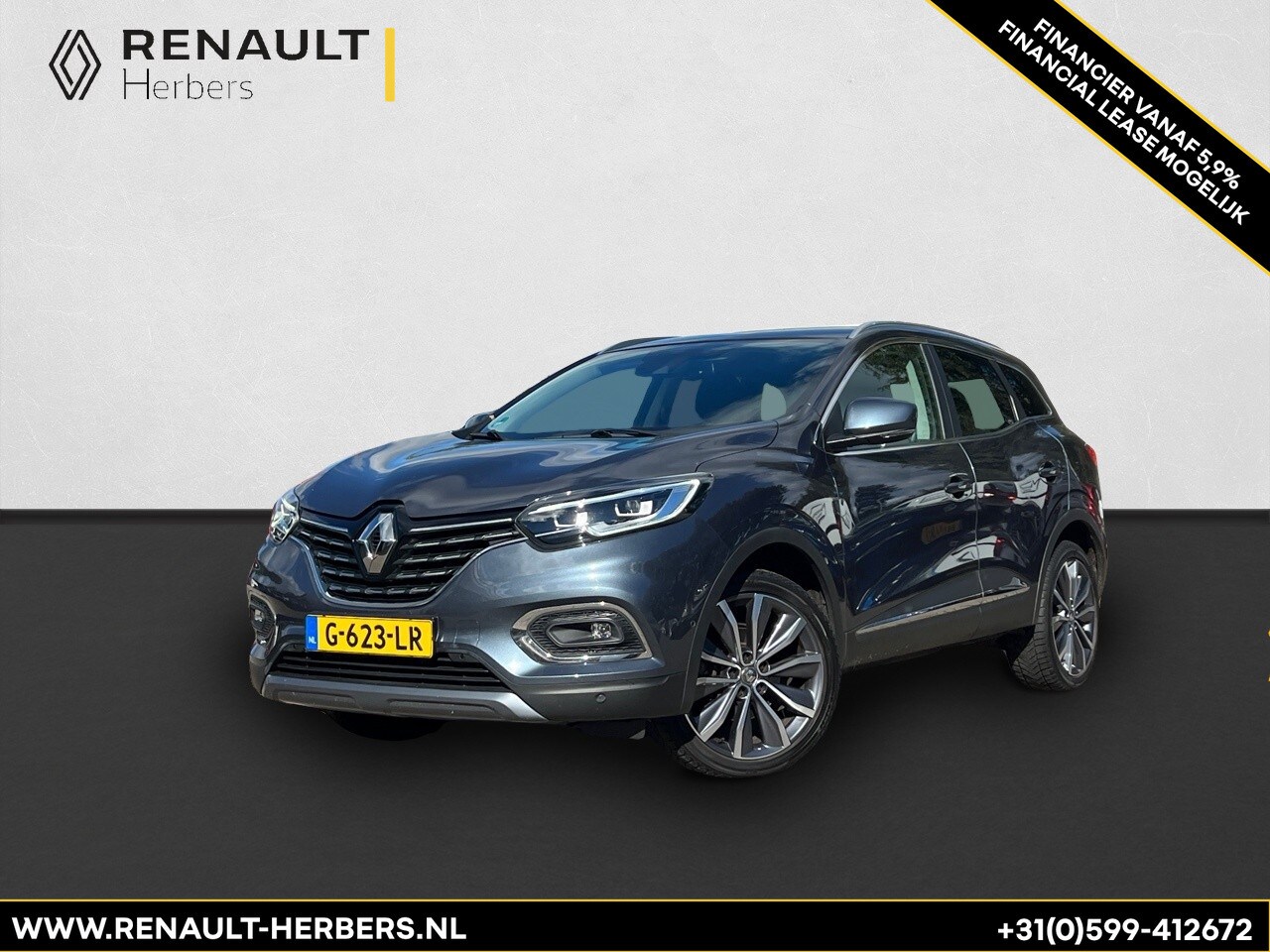 Renault Kadjar - 1.3 TCe Intens EDC 140 AUTOMAAT / LEER / CAMERA / TREKHAAK / 19 INCH - AutoWereld.nl