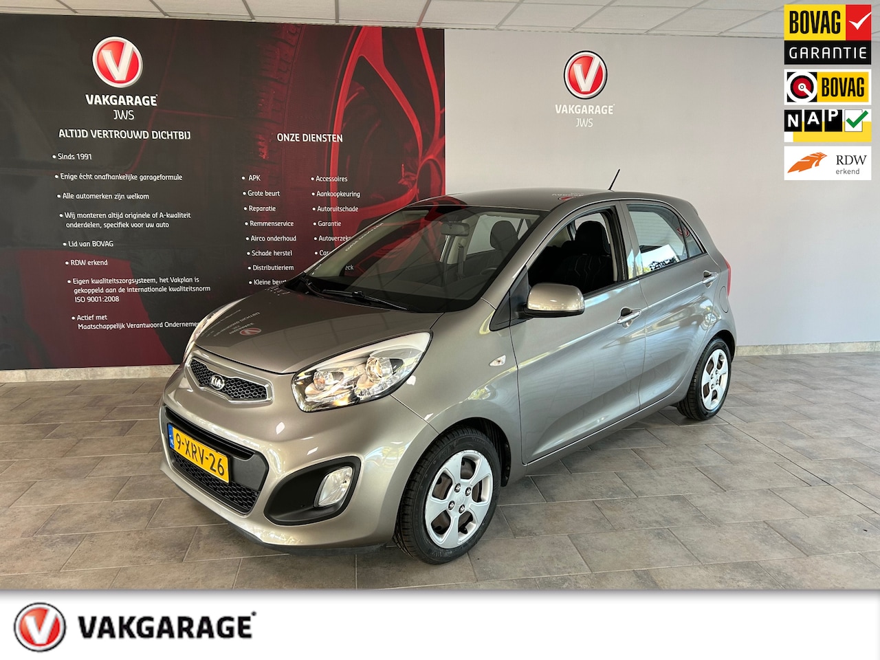 Kia Picanto - 1.0 CVVT BusinessLine rijklaar incl. afl. beurt - AutoWereld.nl