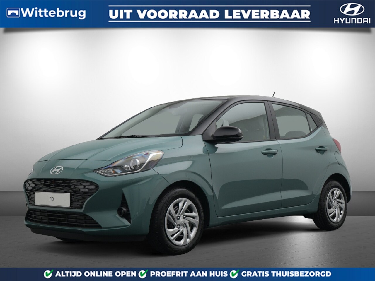 Hyundai i10 - 1.0 Premium Met Navigatie, Climate Control en Camera Uit voorraad leverbaar! - AutoWereld.nl