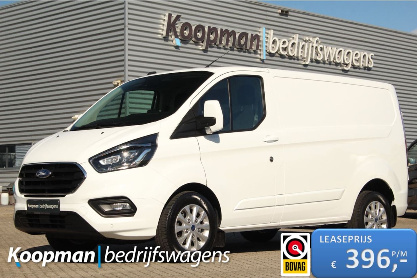 Ford Transit Custom - 280 2.0TDCI 170pk L1H1 Limited | Camera | Trekhaak | Cruise | Lease 396,- p/m - AutoWereld.nl