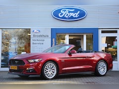 Ford Mustang Convertible - 5.0 GT AUTOMAAT | UNIEK: NL-AUTO | DEALER OH | FULL OPTION | LEDER | CUSTOM PACK | PDC