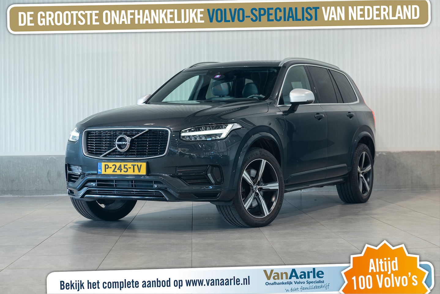 Volvo XC90 - T8 Aut. R-Design Intellisafe Stoelverwarming Panoramadak 407pk - AutoWereld.nl