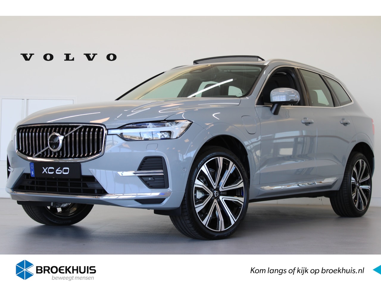 Volvo XC60 - T6 350PK AWD Ultra Bright | Gelam Glas | Luchtvering | 360º view | HUD | Alarm | - AutoWereld.nl